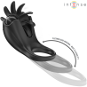 Intense - mabel anillo vibrador 10 vibraciones con estimulador de clítoris negro - 4