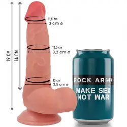 Rockarmy - fox 19 cm -o- 3.2 cm dual density liquid silicone