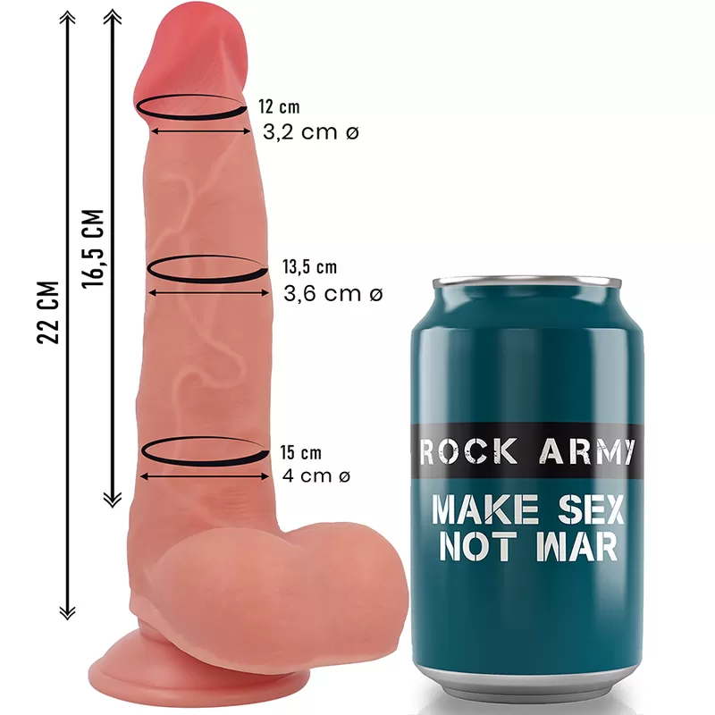 Rockarmy - raptor 22 cm -o- 3.6 cm dual density liquid silicone Rockarmy - raptor 22 cm -o- 3.6 cm dual density liquid silicone