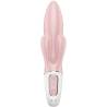 Satisfyer Air Pump Bunny 3 rosa vista frontal