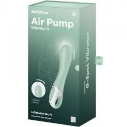 Satisfyer - air pump vibrador 3 inflable punto g menta