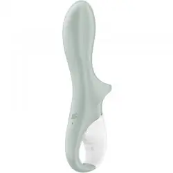 Satisfyer - air pump booty 3 vibrador anal inflable verde gris