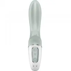 Satisfyer - air pump booty 3 vibrador anal inflable verde gris