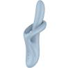 Satisfyer Heat Flex 4 azul claro con su forma de lazo
