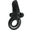 Pretty love - doble anillo vibrador + estimulador clítoris 10 vibraciones negro - 1
