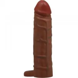 Pretty love - kaile funda para pene con extensión de 2.5 cm mulato