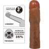 Pretty love - kylian funda para pene con extensión de 7.6 cm mulato - 6