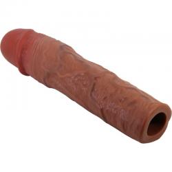 Pretty love - stevenson funda pene con extensión de 7.6 cm mulato