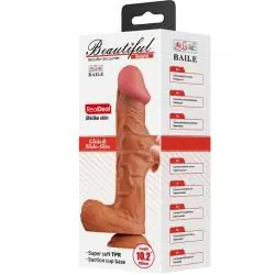 Baile - bergrisi dildo realístico 26 cm natural