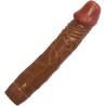 Baile - bob vibrador realístico 22.5 cm mulato - 1