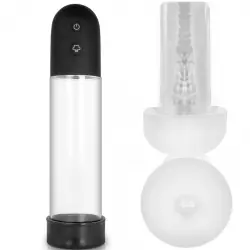 Pump addicted bomba erección rx11 automática con masturbador