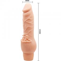 Baile - barbara vibrador realístico 19.5 cm natural