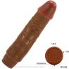 Baile - jeff vibrador realístico 19.5 cm mulato - 5