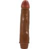 Baile Dwarf vibrador realista 21 cm marrón - 1