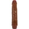Baile Dwarf vibrador realista 21 cm marrón - 2