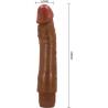 Baile - dybbuk vibrador realístico 24 cm mulato - 4