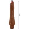 Baile - dryad vibrador realístico 25 cm mulato - 4