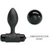 Pretty love - vibra butt plug anal 10 vibraciones negro - 5
