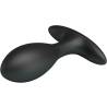 Pretty Love plug anal hinchable negro, plug de perfil