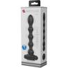 Pretty love - lynn plug anal silicona 10 vibraciones negro - 6