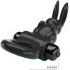 Pretty love - exciting ring anillo vibrador rabbit 10 vibraciones negro - 5