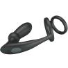 Pretty love - emoni anillo pene + plug anal 12 vibraciones negro - 4