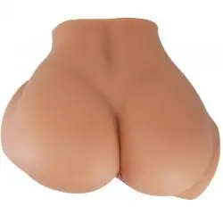 Crazy bull - emilia trasero vibrador con vagina y ano realístico natural control remoto