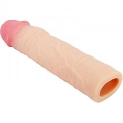 Pretty love - chelsea funda pene con extensión de 7.6 cm natural