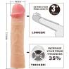 Pretty love - chelsea funda pene con extensión de 7.6 cm natural - 4