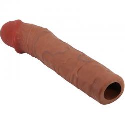 Pretty love - chelsea funda pene con extensión de 7.6 cm mulato