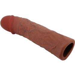 Pretty love - derek funda pene con extensión de 7.6 cm mulato