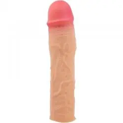 Pretty love - stevenson funda pene con extensión de 7.6 cm natural