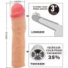 Pretty love - stevenson funda pene con extensión de 7.6 cm natural - 4