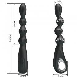 Pretty love - federer vibrador anal 12 vibraciones negro