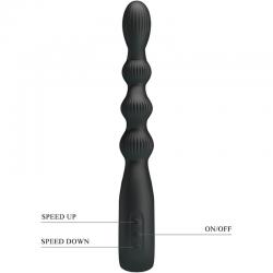 Pretty love - federer vibrador anal 12 vibraciones negro