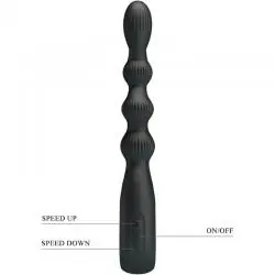 Pretty love - federer vibrador anal 12 vibraciones negro