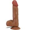 Baile - bahamut vibrador realístico 21.8 cm natural control remoto - 1