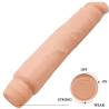 Baile - jack vibrador realístico 26 cm natural - 4