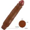 Baile - jack vibrador realístico 26 cm mulato - 4