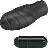 Pretty love - lich vibrador de dedo silicona negro - 5
