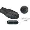 Pretty love - lich vibrador de dedo silicona negro - 6