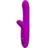 Pretty love - angelique vibrador multifunción + estimulador de clítoris morado - 1