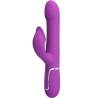 Pretty Love vibrador y estimulador 4 en 1 morado