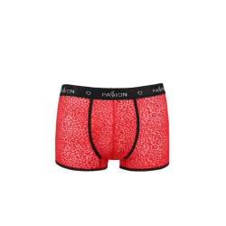 Short Parker Passion 046 rojo con abertura, la prenda sola, de frente
