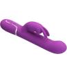 Vibrador rabbit Pretty Love Coale en horizontal, otra vista