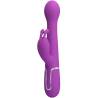 Pretty love - dejon vibrador rabbit multifunción 3 en 1 morado - 1