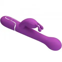Pretty love - dejon vibrador rabbit multifunción 3 en 1 morado