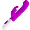 Pretty Love Centaur fucsia, vibrador rabbit en diagonal