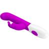 Pretty Love Centaur fucsia, vibrador rabbit en horizontal