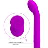 Botones de vibrador Pretty Love Logan morado
